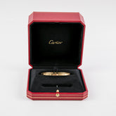 Cartier Love Small Yellow Gold Size 17 10 Diamond Bracelet